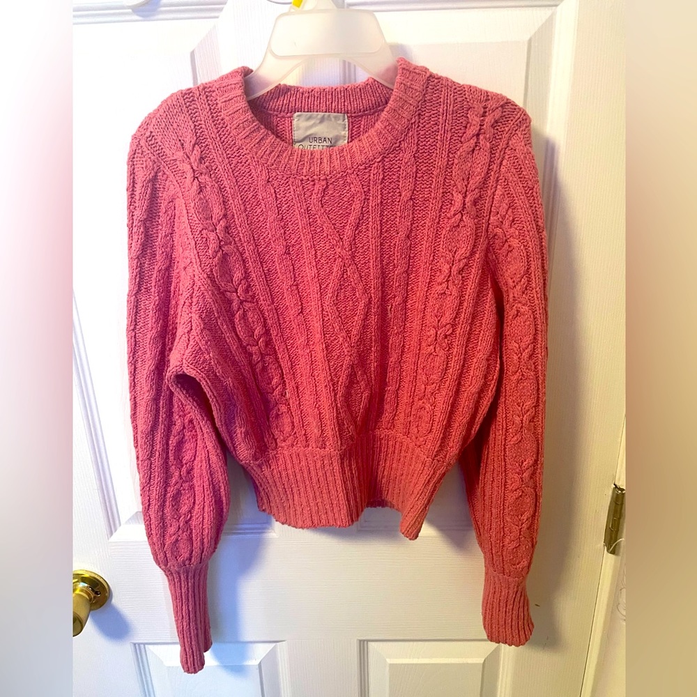 Urban outfitters pink sweater